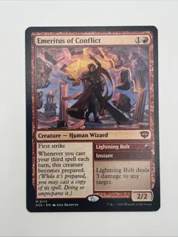 Emeritus of Conflict Secrets of Strixhaven Regular - Image 1