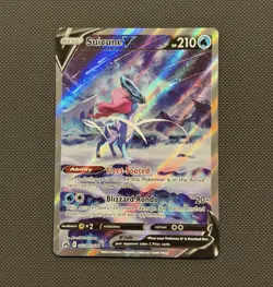 Pokemon Suicune V Full Art Holo Ultra Rare Crown Zenith GG38/GG70 ENG (B) - Image 1