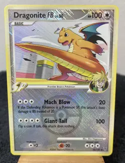Dragonite FB 56/147 Supreme Victors Crosshatch Reverse Holo Pokemon League GR3 - Image 1