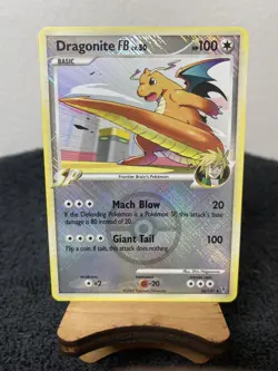Dragonite FB 56/147 Supreme Victors Crosshatch Reverse Holo Pokemon League GR3 - Image 3