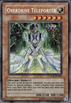 Overdrive Teleporter - Secret Rare CSOC-EN083 - MP - YuGiOh - Image 1