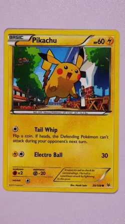 Pokemon Pikachu 5-Card Variety Lot 26/83 Reverse Holo Generations XY Base NM - Image 4