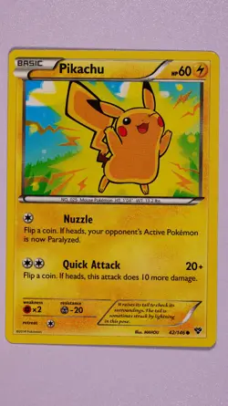 Pokemon Pikachu 5-Card Variety Lot 26/83 Reverse Holo Generations XY Base NM - Image 5