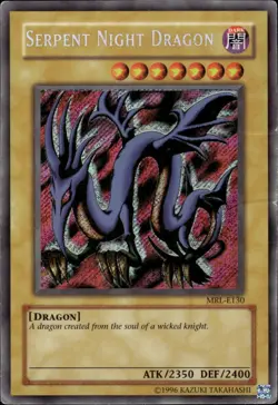 Serpent Night Dragon - Secret Rare MRL-E130 - HP - YuGiOh - Image 1