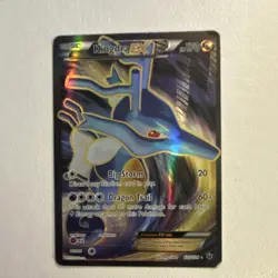 Pokemon Kingdra EX Full Art Ultra Rare Holo TCG Card 122/124 XY11 Fates Collide - Image 1