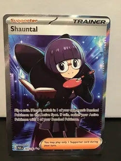 Shauntal 243/182 Ultra Rare Holo Pokemon Paradox Rift Full Art - Image 1