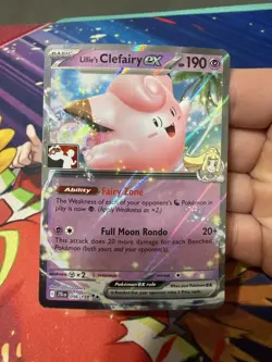 *US SELLER* Lillie's Clefairy ex 056/159 PLAY STAMP PRIZE PACK Pokemon - Image 1