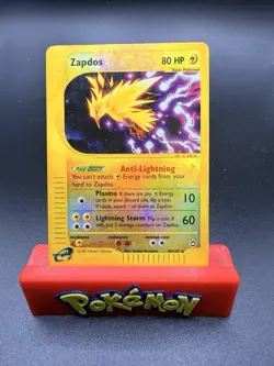ZAPDOS HOLO REVERSE #44/147 Rare Eng Aquapolis E-Series 2002 - Pokemon Card MP - Image 1