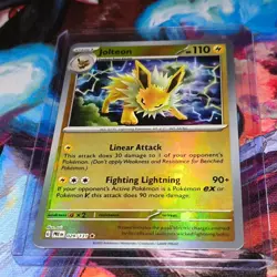 Pokemon Company Jolteon Master Ball Pattern 029/131 Rare Holo Eng 110 HP 2025 - Image 1