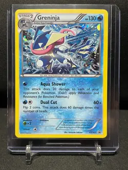 Greninja XY162 Black Star Promo Cosmos Holo Pokemon 2016 XY LP - Image 1