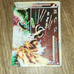 Pokemon TCG Ho-Oh LEGEND 112/123 HeartGold & SoulSilver Holo Rare English 2010 - Image 1