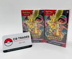 LOT OF 2** Pokemon Mega Evolution Ascended Heroes Booster Bundle Factory Sealed - Image 1