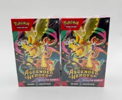 LOT OF 2** Pokemon Mega Evolution Ascended Heroes Booster Bundle Factory Sealed - Image 2