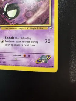 Sabrina's Gastly 93/132 - Regular - Gym Heroes 1st Edition - Pokemon TCG NM - Image 5
