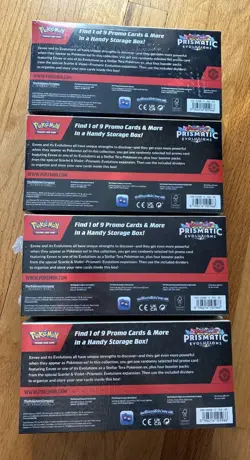 Pokemon TCG Prismatic Evolutions Suprise Box Lot of 4! New Factory Sealed - Image 3