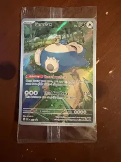 SEALED 2023 Snorlax Black Star Alt Art SVP 051 Pokemon 151 Promo English Holo - Image 1