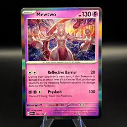 POKEMON MEWTWO 150/165 HOLO 151 NEAR MINT - Image 1
