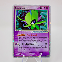 🔥 Celebi ex Ultra Rare Promo Holo SWIRL 017/017 POP Series 2 LP Pokemon TCG 🔥 - Image 1