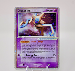🔥 Deoxys EX Ultra Rare Holo SWIRL 97/107 ex Deoxys 2005 MP Pokemon TCG 🔥 - Image 1