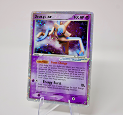 🔥 Deoxys EX Ultra Rare Holo SWIRL 97/107 ex Deoxys 2005 MP Pokemon TCG 🔥 - Image 3