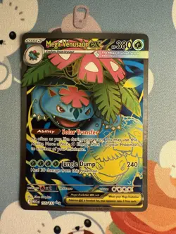 Mega Venusaur EX 155/132 Mega Evolution ENGLISH Pokemon TCG Card NM Ultra Rare - Image 2