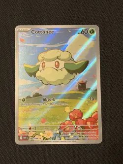 Pokemon TCG White Flare 090/086 Cottonee Illustration Rare English - NM - Image 1