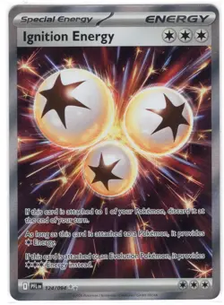 2025 Pokemon: Ignition Energy ultra rare 124/094 from phantasmal flames NM - Image 1