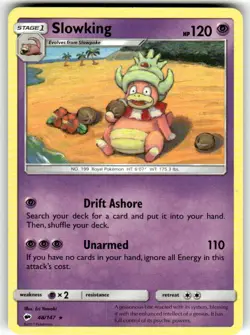 Slowking 48/147 Rare Burning Shadows Pokemon LP - Image 1