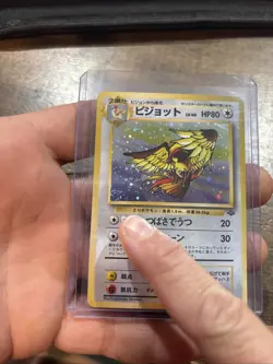 Pidgeot Pokemon Pocket Monsters Jungle Holo (Japanese) *SWIRL* - Image 2