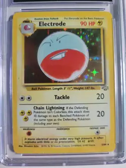 CGC 7.5 Electrode 1999 Jungle 2/64 Holo Pokemon Card psa 7.5 - Image 2
