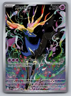 Xerneas 091/086 Illustration Rare Holo Chaos Rising Near Mint - Image 1