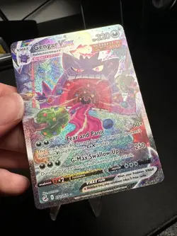 Pokemon 2021 Gengar VMAX 271/264 Alt Art Secret Rare Fusion Strike NM - Image 2
