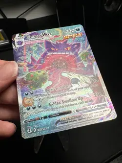 Pokemon 2021 Gengar VMAX 271/264 Alt Art Secret Rare Fusion Strike NM - Image 3