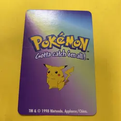 1998 Pokemon KFC Mini Cards Pikachu #25 - Image 2