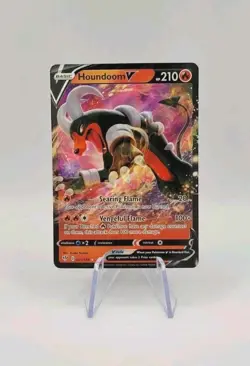 Pokemon TCG: Houndoom V 021/189 Double Rare - Darkness Ablaze - NM - Image 1