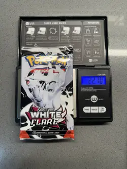 Heavy 22.70g! Pokemon White Flare Booster Pack Sealed! - Image 1