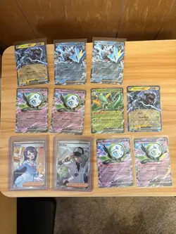Pokemon TCG Black Bolt & White Flare Lot of 11 Ex Full Art Cards - Image 1