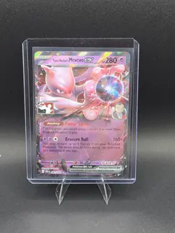 Pokemon TCG Team Rocket's Mewtwo Ex Play Prize Pack Series 8 Rare MINT - Image 1