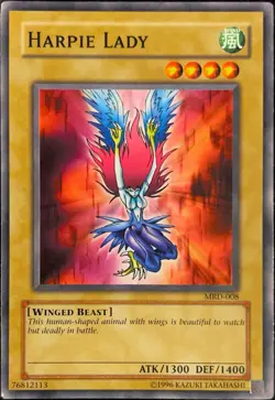 Konami Yu-Gi-Oh! Harpie Lady Metal Raiders MRD-008 Original Artwork - Image 1