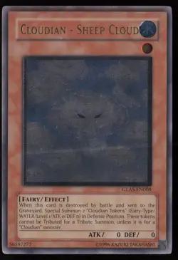 Yugioh Cloudian - Sheep Cloud (UTR) GLAS-EN008 Ultimate Rare NM - Image 1