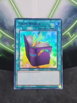 Yugioh Toon World LDS1-EN068 Purple Ultra Rare 1st Edition NM - Image 1