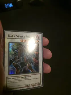 Yugioh TCG Dark Strike Fighter CRMS-EN040 Super Rare MP - Image 4