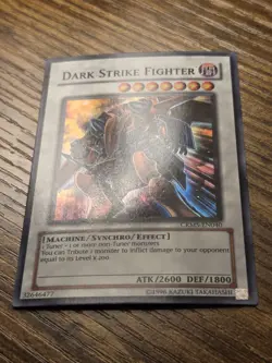 Dark Strike Fighter CRMS-EN040 Super Rare Yugioh Crimson Crisis Unlimited NM - Image 2