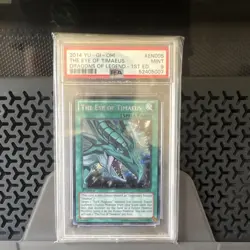 Konami Yu-Gi-Oh! TCG The Eye of Timaeus DRLG-EN005 1st Ed Holo PSA 9 - Image 1