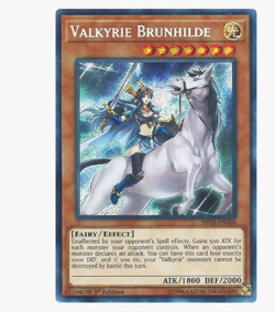 Konami Yu-Gi-Oh! Valkyrie Brunhilde SHVA-EN004 Secret Rare Holo 1st Ed - Image 1