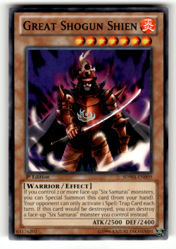 Great Shogun Shien SDWA-EN009 1st Edition Common Structure Deck: Samurai Warlord - Image 1