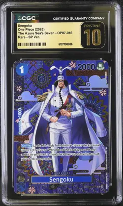 2026 The Azure Sea's Seven #OP07-046 Sengoku CGC Pristine 10 - Image 1