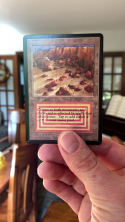 MTG - Plateau - Beta - Legacy - Altered Card -EDH Non-Legal - Watch Item Video! - Image 2