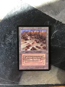 MTG - Plateau - Beta - Legacy - Altered Card -EDH Non-Legal - Watch Item Video! - Image 4