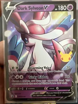 Dark Sylveon V SWSH134 SWSH: Sword & Shield Promo Cards Holo - Image 1